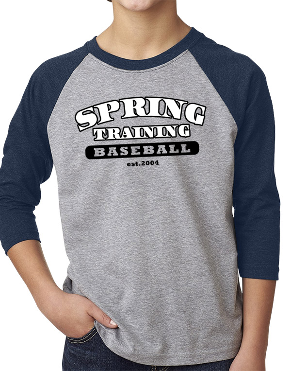 Spring Training 3/4 Sleeve Baseball Tee